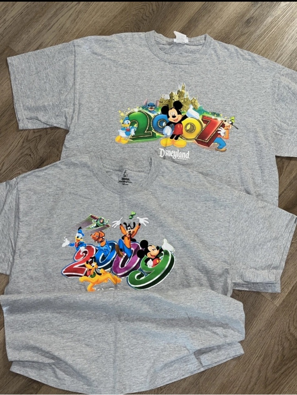 two(2) Disney Graphic T-Shirt with Colorful Characters